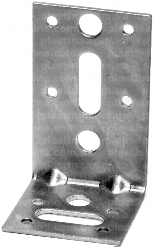 Кутник монтажний перфорований 45x20x75x2 посилений, цинк